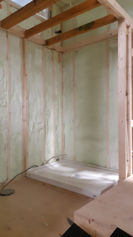 Insul-Foam Calgary Tiny Home Spray Foam Insulaition Project