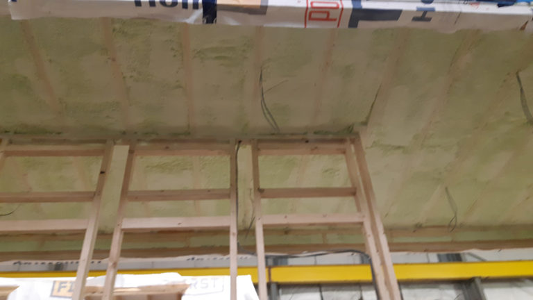 Insul-Foam Calgary Tiny Home Spray Foam Insulaition Project