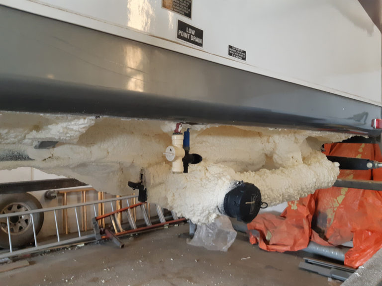 Insulfoam Spray Foam Motor Home
