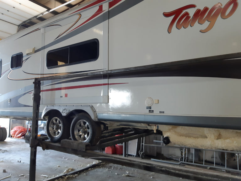 Insulfoam Spray Foam Motor Home