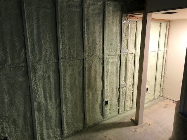 Closed-cell spray foam application | Insul Foam Services Calgary ...