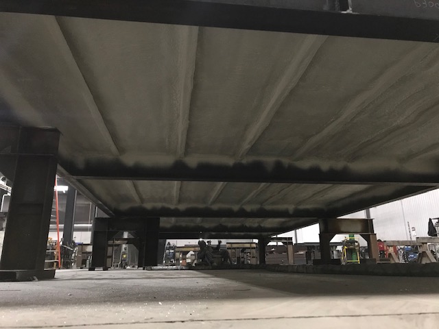 Insulfoam Spray Foam Application Oil & Gas Skid