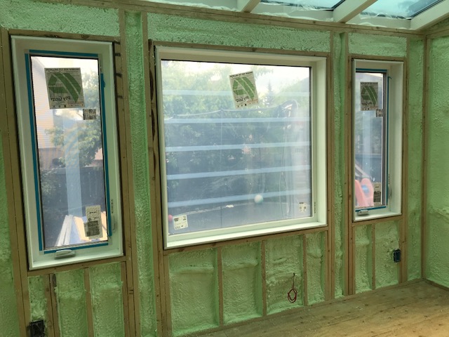 View of Sunroom Insulation 3 | Insul Foam Services Calgary | Spray Foam Insulation